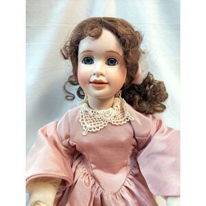 VINTAGE ASHTON-DRAKE DOLL MEG LITTLE WOMEN Seat, COA, Box Wendy Lawton
